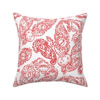 Paisley -  Cosmic Paisley Red 