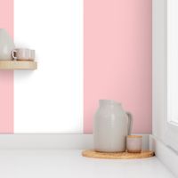 Vertical Stripe ~ Dauphine and White