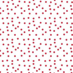 Le Cirque ~ Small Framboise Red Polka Dots