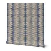 TURN90 90° blue rags ikat