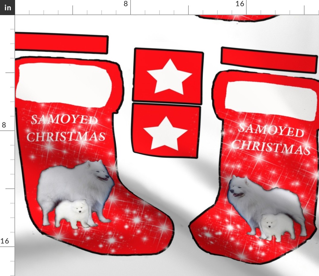 Samoyed Christmas stocking