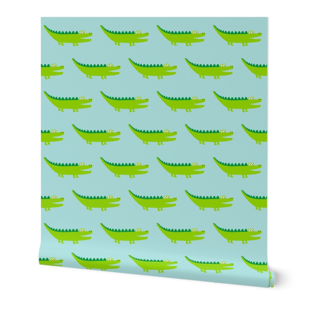 Friendly Crocodile Lightblue