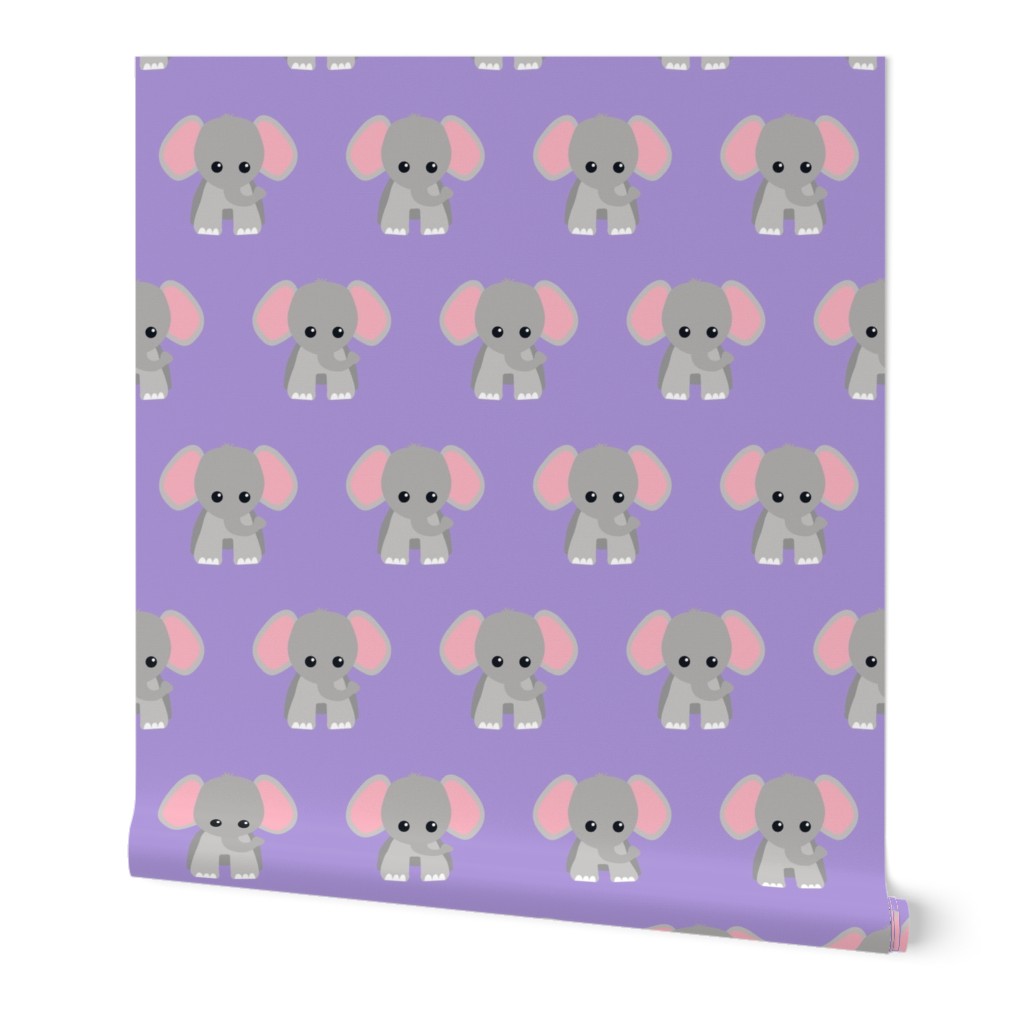 Baby Elephant Purple