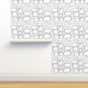 speech balloon white