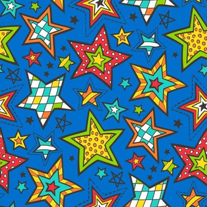 stars christmas geometric