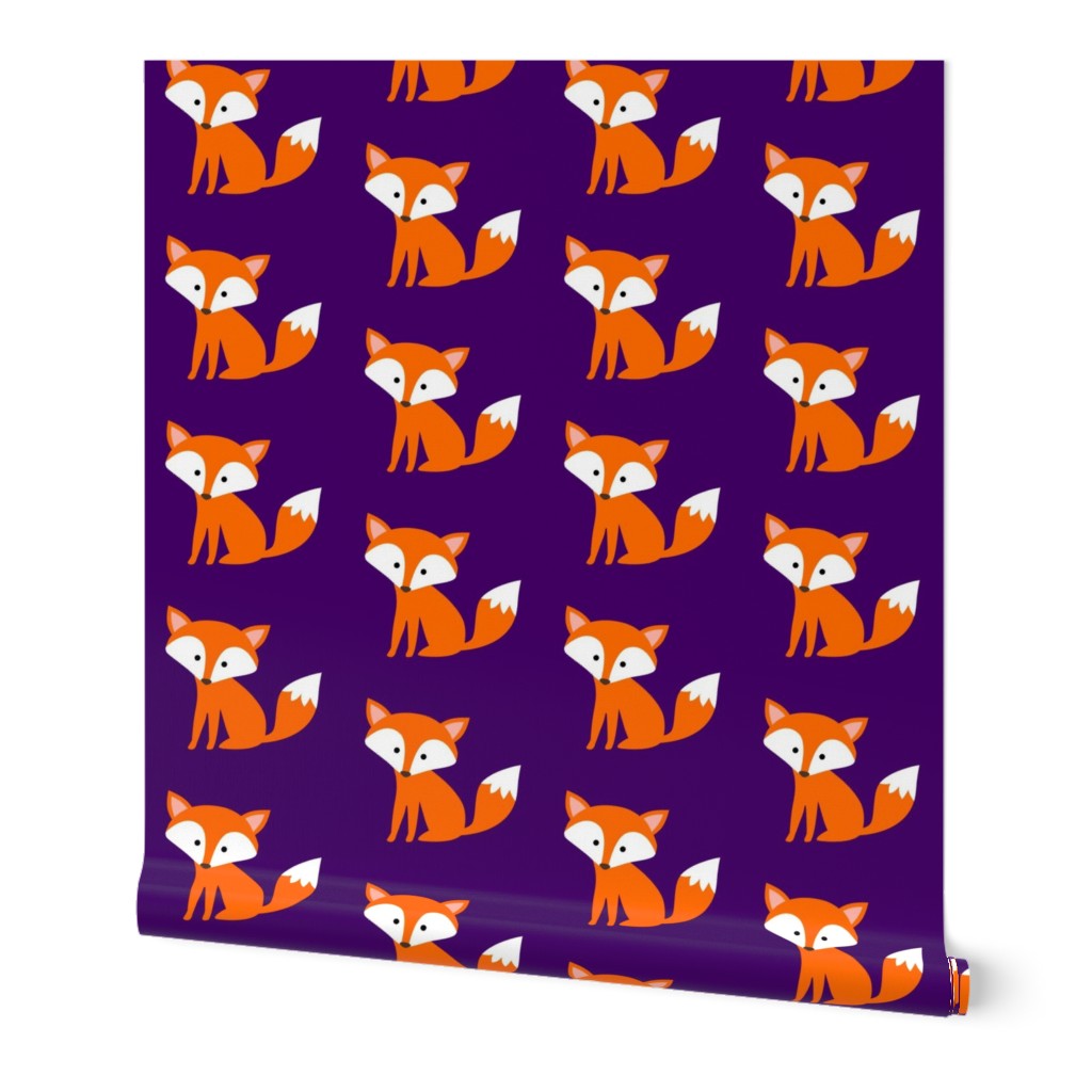 Sitting Fox Purple