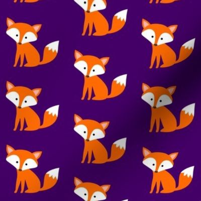 Sitting Fox Purple