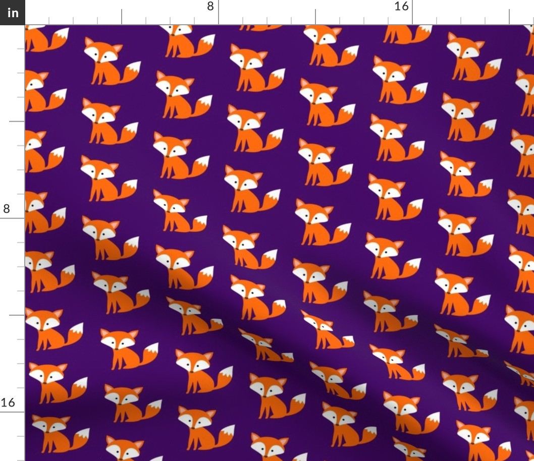 Sitting Fox Purple