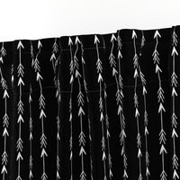 arrow rows // black and white arrow fabric arrow design nursery baby simple arrows fabric