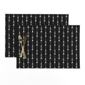 arrow rows // black and white arrow fabric arrow design nursery baby simple arrows fabric