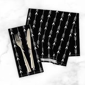 arrow rows // black and white arrow fabric arrow design nursery baby simple arrows fabric