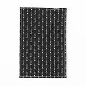 arrow rows // black and white arrow fabric arrow design nursery baby simple arrows fabric