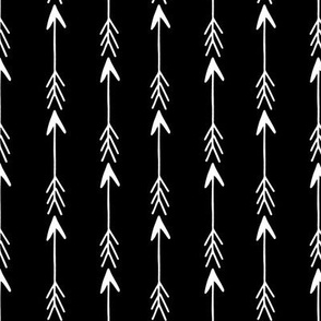 arrow rows // black and white arrow fabric arrow design nursery baby simple arrows fabric