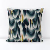 Shibori Wing Spots (indigo) MED 