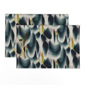 Shibori Wing Spots (indigo) MED 