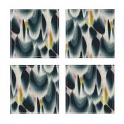 Shibori Wing Spots (indigo) MED 