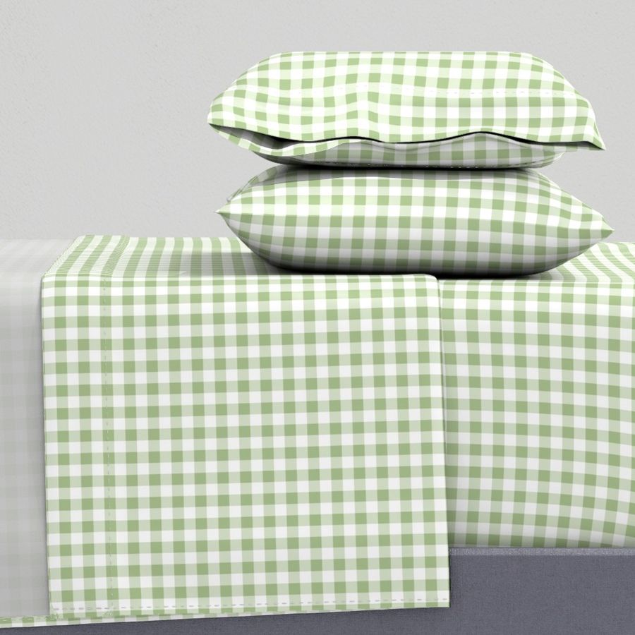 Basil Gingham Fabric