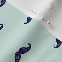 Mini Mustaches - Seafoam