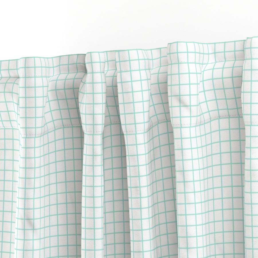 Square Grid - Mint