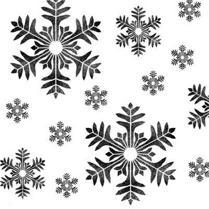 snowflakes white