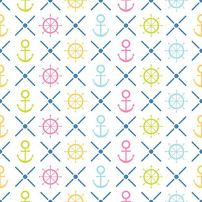 Navy seamless patterns