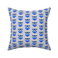 Cute Owl Blue