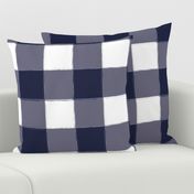 Large Navy Buffalo Check Gingham