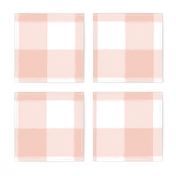 Large Blush Pink Buffalo Check Gingham