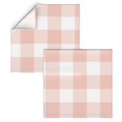 Large Blush Pink Buffalo Check Gingham