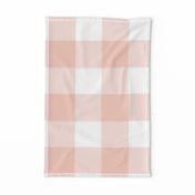 Large Blush Pink Buffalo Check Gingham