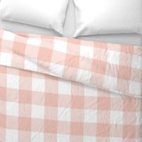 Large Blush Pink Buffalo Check Gingham