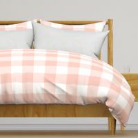 Large Blush Pink Buffalo Check Gingham