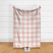 Large Blush Pink Buffalo Check Gingham