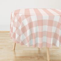 Large Blush Pink Buffalo Check Gingham