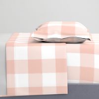 Large Blush Pink Buffalo Check Gingham