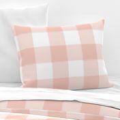 Large Blush Pink Buffalo Check Gingham