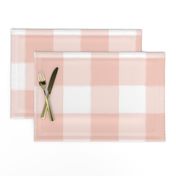 Large Blush Pink Buffalo Check Gingham