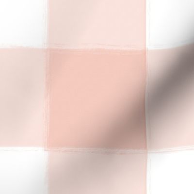 Large Blush Pink Buffalo Check Gingham