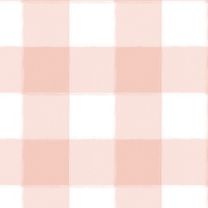 Large Blush Pink Buffalo Check Gingham