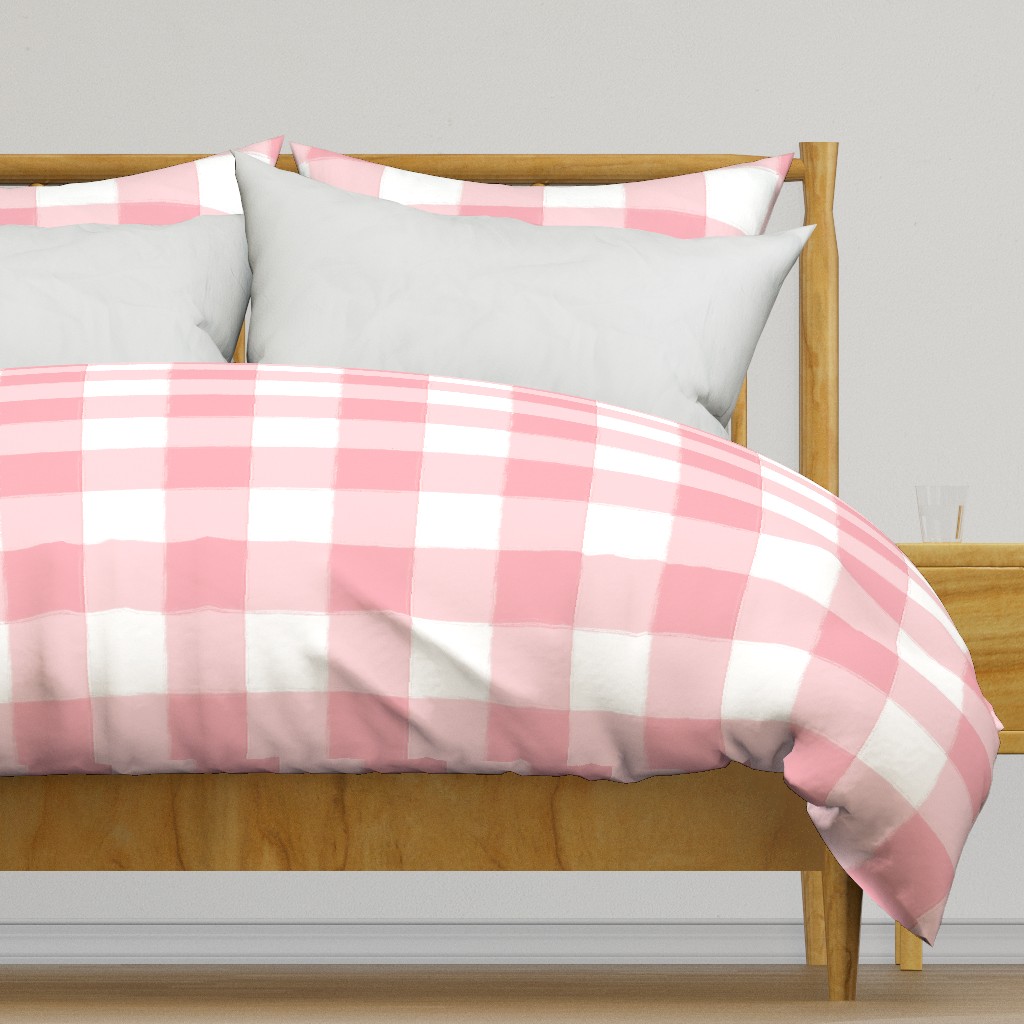 Large Perfect Pink Buffalo Check Plaid