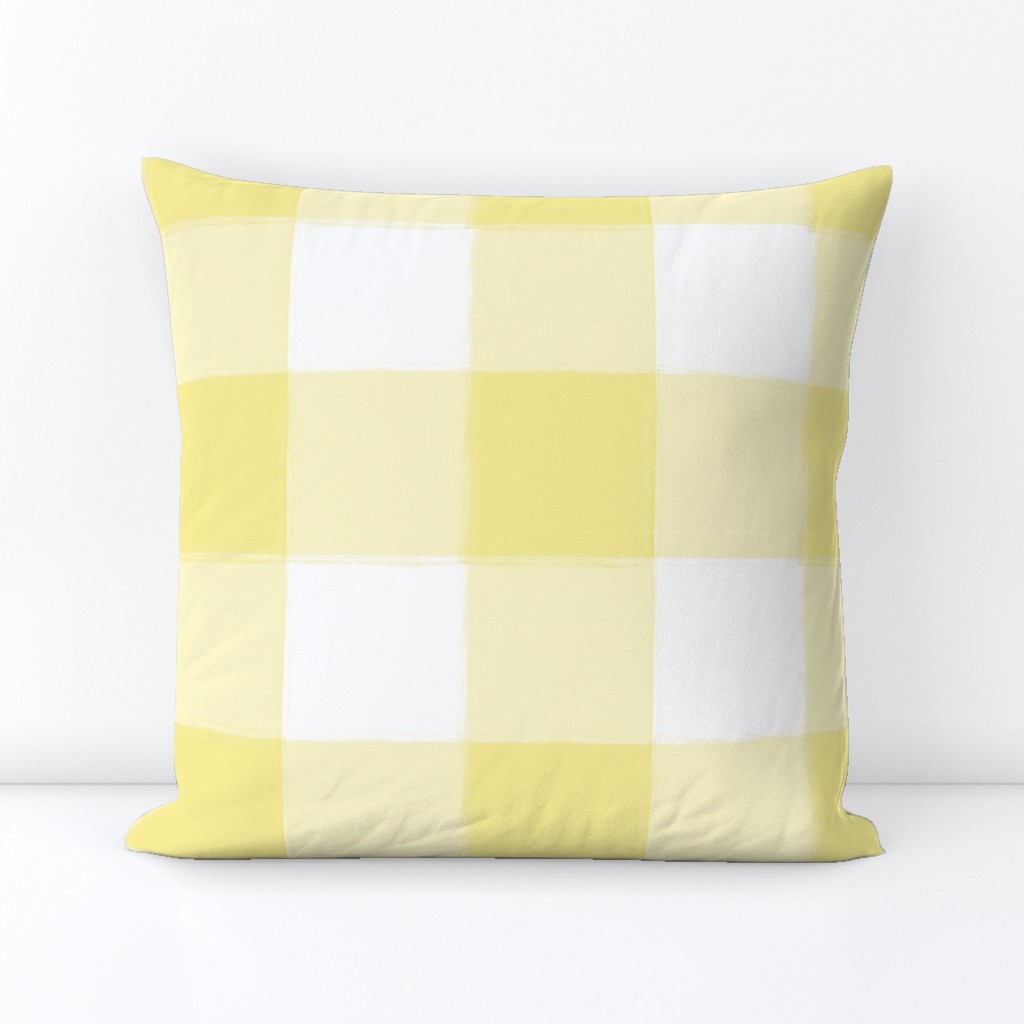 Large Yellow Buffalo Check Gingham