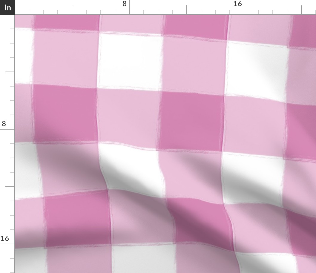 Large Lilac Buffalo Check Gingham