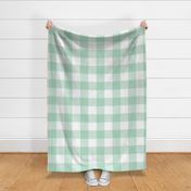 Large Mint Buffalo Check Gingham