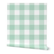 Large Mint Buffalo Check Gingham