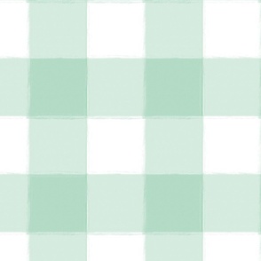 Large Mint Buffalo Check Gingham