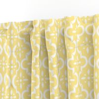 Yellow Ikat Moroccan Flower