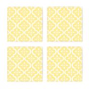 Yellow Ikat Moroccan Flower