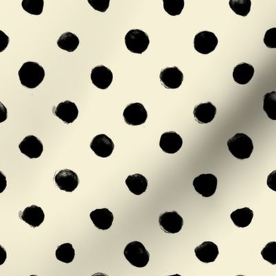 dot Black on cream