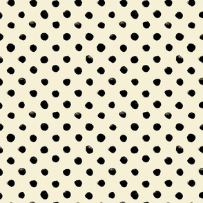 dot Black on cream