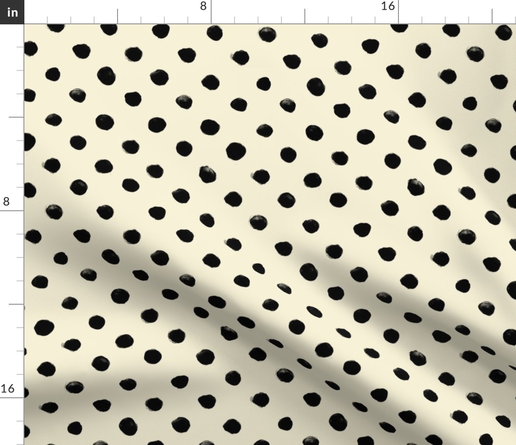 dot Black on cream